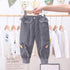 Girls winter plus velvet padded warm casual pants